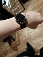 Reloj de pulsera de cuarzo y acero inoxidable para hombre, cronógrafo ultrafino de malla de lujo, masculino, envío gratis