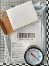 Manómetro de Dial de doble escala portátil, medidor de presión de vacío de 1/4 pulgadas NPT -30HG/0PS, manómetro de vacío con Dial Digital de 2 pulgadas