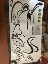 Coffee-Cup MURAL Wall-Stickers Quote Kitchen Heart Vinyl Home-Decor Restaurant Removable