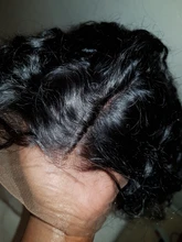 13x4 rizado pelucas de cabello humano brasileño profundo onda de encaje frente pelucas de cabello humano sin costuras Pre arrancado peluca Frontal de encaje pelucas para mujeres