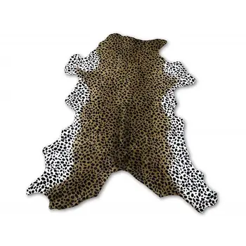 

Zerimar cowhide carpet natural cheetah print 120x100 cm