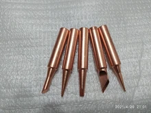 5 unids/lote cobre puro 900M-T punta para soldador soldadura libre de plomo consejos cabeza de soldadura BGA soldadura herramientas