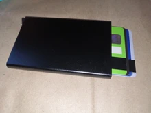 Tarjeta de Crédito titular hombres Slim Anti proteger viajes tarjetero ID mujeres Rfid cartera Metal caso Porte carta