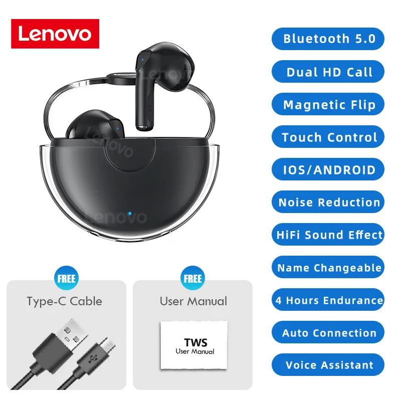 Lenovo LP80 Earphones TWS 5 0 Wireless 