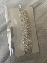 Cadena de eslabones de Metal para collares pulseras joyas, 1mm, 1,5mm, 2mm de ancho, plata, oro rosa, acero inoxidable