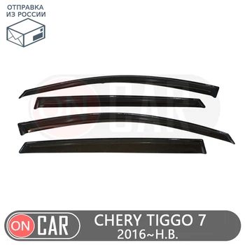

Window deflectors for Chery Tiggo 7 2016~2020 protection wind guard vent sun rain visor cover car styling decoration