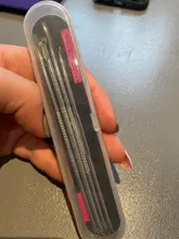 LaMilee 4 unids/set Blackhead Comedone acné grano herramienta removedor de la espinilla cuchara para herramienta para cuidado de la piel Facial agujas Facial limpiador de poros