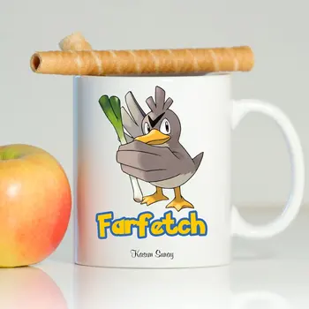 

Personalized Pokemon Farfetch White Mug Cup