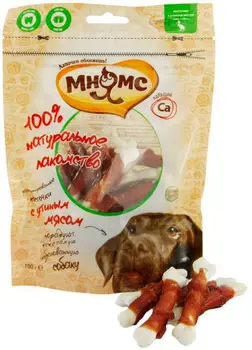 

Dog Мнямс кальцинированные bones with duck meat, 12*100g