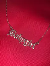 Lost Lady-collar de circonita para mujeres, collares colgantes para mujeres, cadena de fuente inglesa antigua, regalo de novia, joyería al por mayor