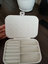 Jewelry-Organizer Locked Storage-Box Necklaces Casket Compartment Portable PU