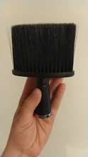 Profesional negro cuello cara Duster brochas de barbero pelo barba cepillo de cabello para salón de belleza de corte de pelo de peluquería herramienta de peluquería