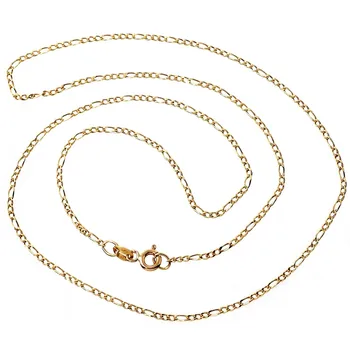 

18k gold chain 45cm. Link 3x1 hollow width 1mm. 1,65 gr [9445]