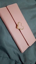 Carteras largas de lujo con corazón de amor para mujer, tarjetero, cartera de mano para teléfono