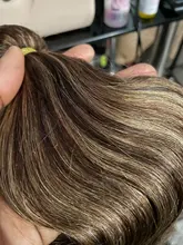 Beaudiva destacar P4/27 mechones con cierre de la onda del cuerpo de mechones con cierre extensiones de cabello recto mechones con cierre T parte