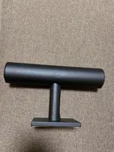 Pulsera de terciopelo negro reloj de cadena barra en T soporte de exhibición duro de joyería soporte organizador de joyería soporte de exhibición duro