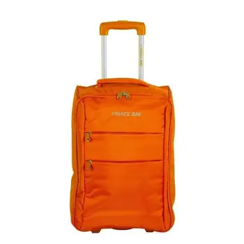 

FRANCE BAG soft Suitcase Cabin Low Cost 2 Wheels 34cm Orange