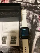 Reloj inteligente cuadrado para hombre y mujer, dispositivo electrónico completamente táctil con Bluetooth, rastreador de ejercicios para Android IOS
