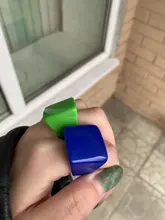 Anillos Vintage de resina negra con diseño geométrico para mujer, joyería de moda, anillo Simple para niña, venta al por mayor