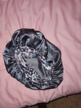 Gorro de dormir satinado para mujer, moda novedosa, gorro para el pelo, cubierta para la cabeza de seda, banda elástica ancha estampada, 2020