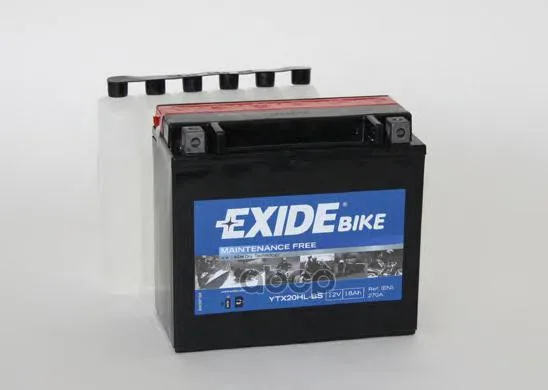 Аккумулятор Moto Agm 18ah 270a 175x87x155 Полярность Etn 0 Токовыводы M04 EXIDE арт. ETX20HL-BS