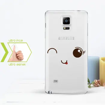 

Personalized Custom Samsung Galaxy Note 4 Slim Clear Silicone Phone Cover (Face Temalı-4)