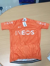 Ineos-Camiseta de Ciclismo profesional para hombre, Maillot de poliéster con cremallera completa, para verano, 2021