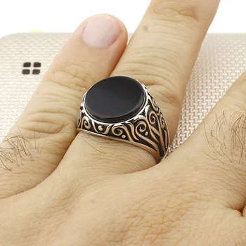 

Mens Ring 925 Sterling Silver Crystal Stone Wedding Men Rings Male Jewelry Rings For Men Rings for Women Men`s Rings Men Jewelry