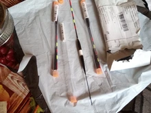 Flotador de pesca eléctrico LED, aparejos de pesca ligeros, flotador electrónico luminoso sin batería, 3 unids/set