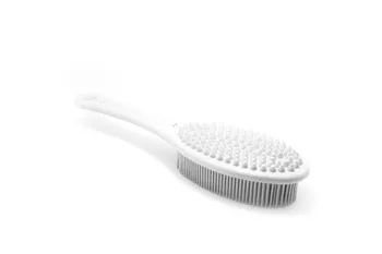 

Shower brush-massage with handle sweepa, White