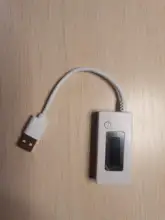 Amperímetro de cola blanca de KCX-017 con pantalla LCD, medidor de Monitor de capacidad de corriente de voltaje Mini USB, Detector de 3V-7V, medidor de corriente móvil