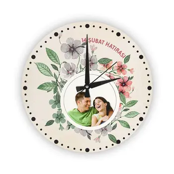 

Personalized Glass Wall Clock (27 cm.)-008