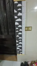 Tabla de crecimiento colgante de lona de madera para bebés y niños, regla de medida de altura, pegatina de pared, pintura decorativa para el hogar y el dormitorio, 1 Uds.