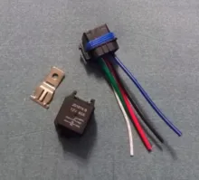 Automobile-Relay 4pin Waterproof DC12V Car Sealed with 105mm-Length-Wires Wired Integrated