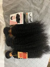 Extensiones de cabello humano rizado brasileño, mechones de pelo Remy de color natural, 1/3/4 unidades, 8-28