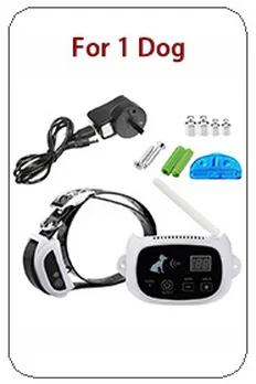 Ограда от домашних животных Shock Collar system с водонепроницаемым передатчиком в беспроводном электрическом устройстве с 2 воротниками 100g2280