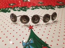 5 unids/set de cepillos de alambre de pulido de 25mm de diámetro, accesorios Dremel de acero inoxidable, herramientas de molienda giratorias, herramientas de extracción de Metal