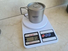 Lixada-taza de titanio para exteriores, vajilla para acampar, Picnic, taza de agua, café, té con tapa, 300/350/420/550/650/750ml