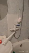 Tap Bath-Faucet Frap Hot-Water-Mixer Handle-Cover Wall-Mounted Nose Cold Long F2234 35cm