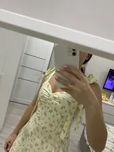 Vestido de verano de las mujeres de manga corta Puff novia impreso acanalada fiesta de Split largo Maxi Vestidos cordón Vestidos Sexy vestido