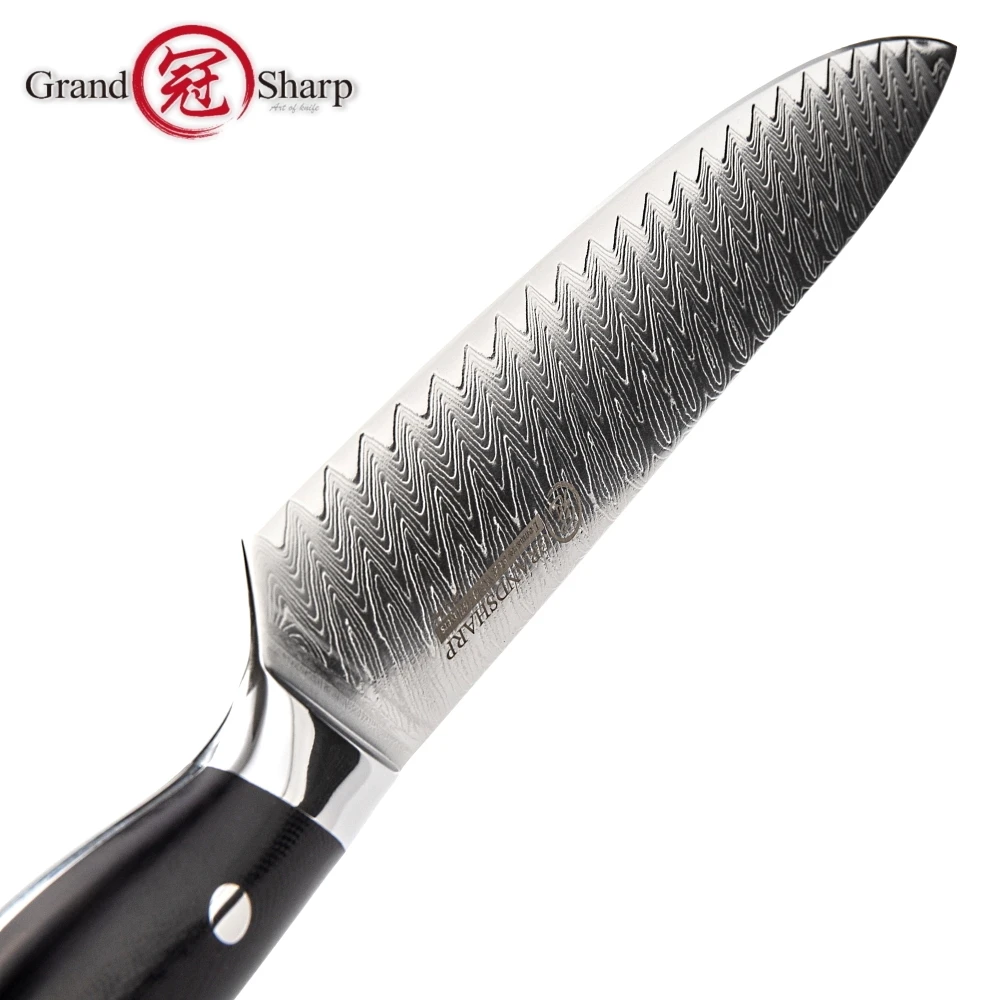 GRANDSHARP Высокое качество " нож шеф-повара японский 67 слоев дамасской VG-10 стали кухонные ножи Кливер ИНСТРУМЕНТЫ для приготовления пищи