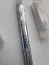 ESPLB-cuchillas para manualidades de Metal antideslizantes, cortador de bisturí, grabado, manualidades, escultura, cuchillo de reparación de PCB, 18 unidades