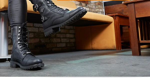 Women's Motorcycle Boots Harley Davidson Balsa 2021 New Season Lady Goth Punk Genuine Leather Waterproof Winter Casual Shoes Women's Motorcycle Boots Harley Davidson Balsa 2021 New Season Lady Goth Punk Genuine Leather Waterproof Winter Casual Shoes