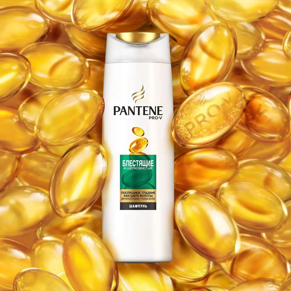 Шампунь Pantene Блестящие и шелковистые 250 мл