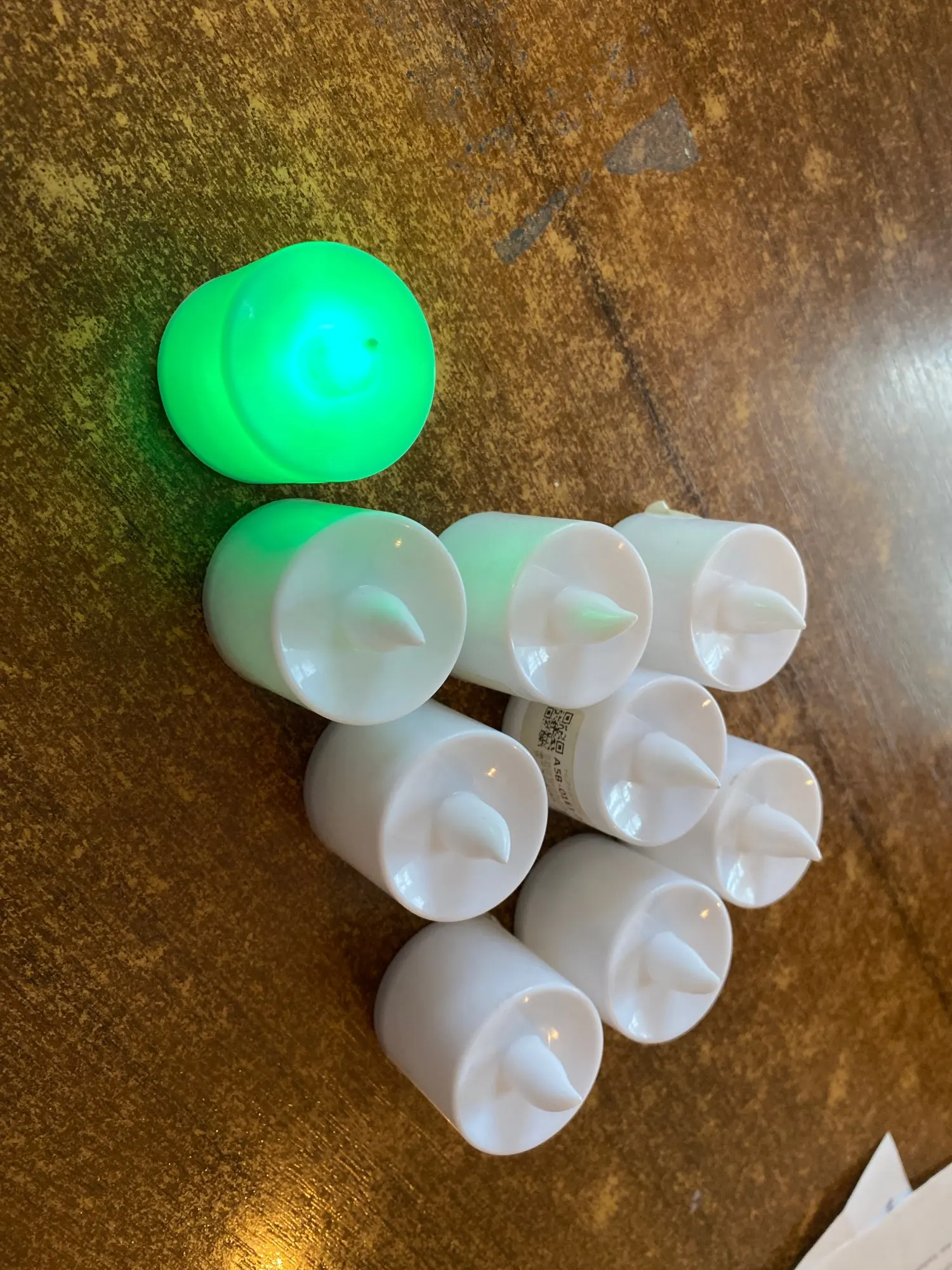 Flameless LED Tea Lights Candles Battery Powered Coloful Flickering Pillar Candles photo review