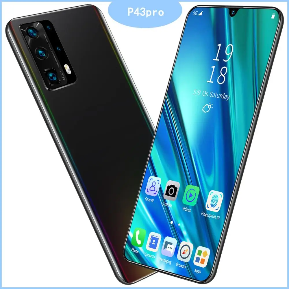 P43 Pro 6.5''HD+ 1080*2320 Universal 5G Cellphones