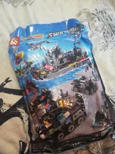 SWAT Truck Bricks Sets-Ship Educational-Toys Car-Building-Blocks Vehicle City Police