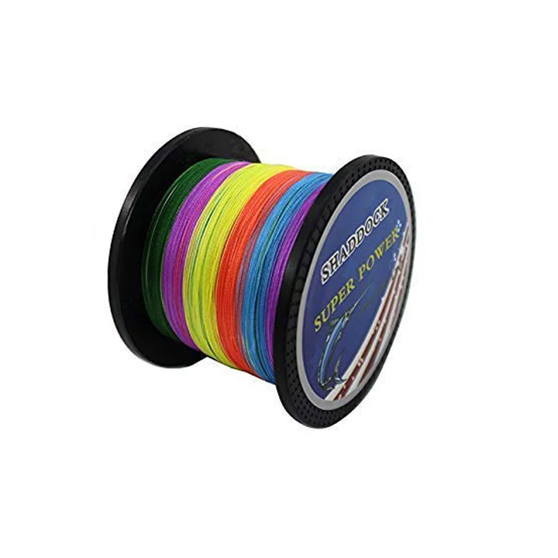 Multicolor 100 м 300 м 500 м 1000 м PE леска 12 лб-133lb 4 нити плетеная леска многонитевая гладкая PE леска - Цвет: Multicolor
