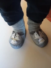 Zapatos Unisex para bebés, andador para niños y niñas, suela de goma blanda, botines de punto antideslizantes