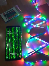 Diode Lamp-Tape Led-Strip-Light Tv-Background-Lighting Usb-Cable Key-Control Desk-Screen